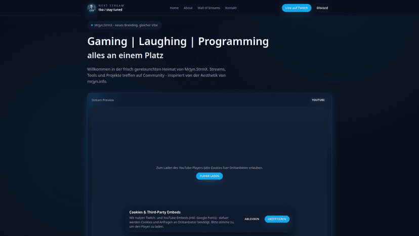 MrJyn's Website Preview